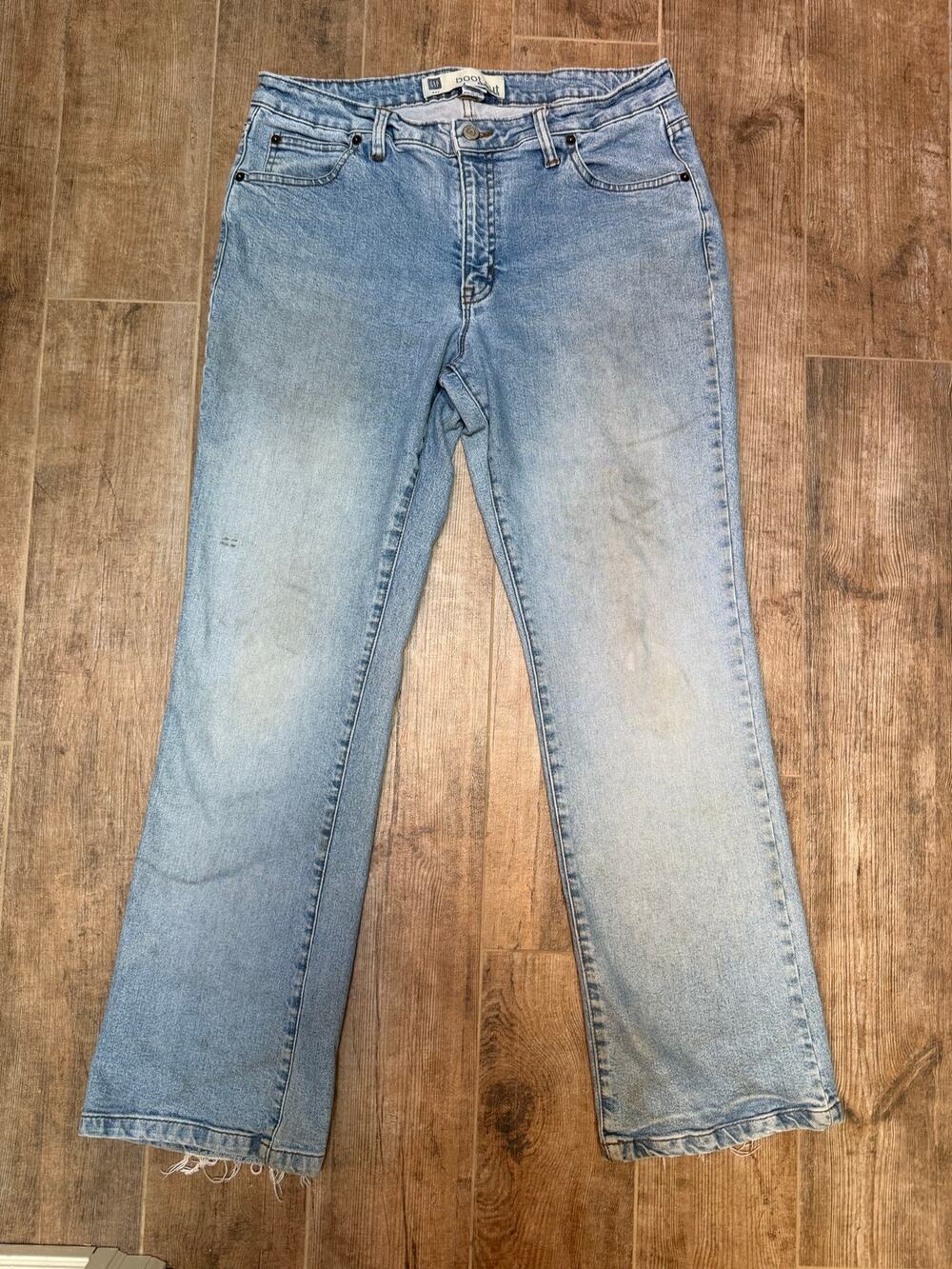 Vintage 90’s - GAP Boot Cut Jeans Women's Stretch 12 Regular Blue Light Wash